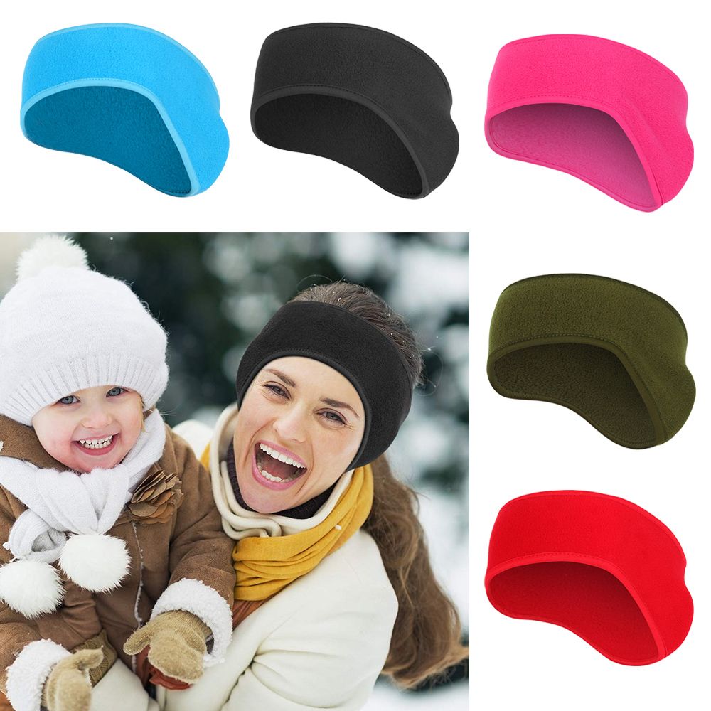 Fleece Ear Warmer Band - 1 قطعة: عصابة شعر نسائية/للفتيات، غطاء