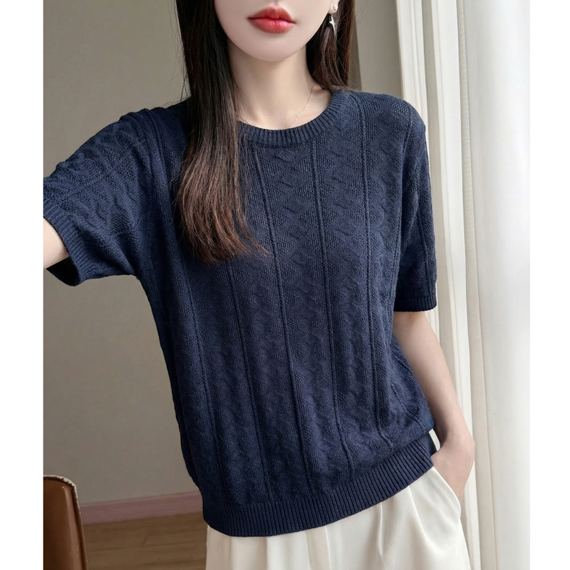 Flannel Shirt Lined - تي شيرت قصير الأكمام من الكشمير