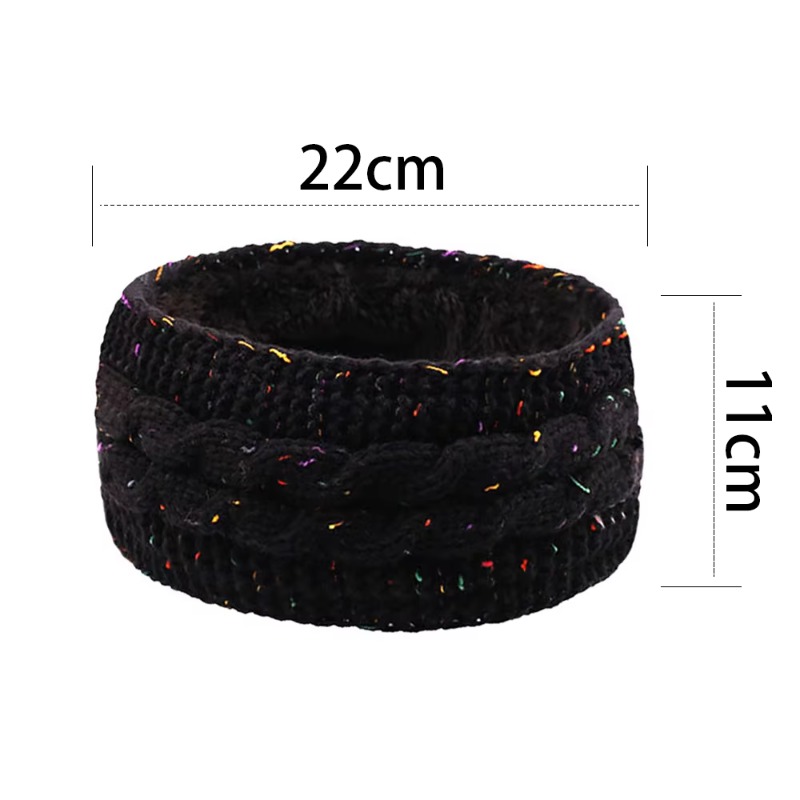 عصابة رأس شتوية نسائية منسوجة  - مراجعة Fleece Ear Warmer Band وسعره