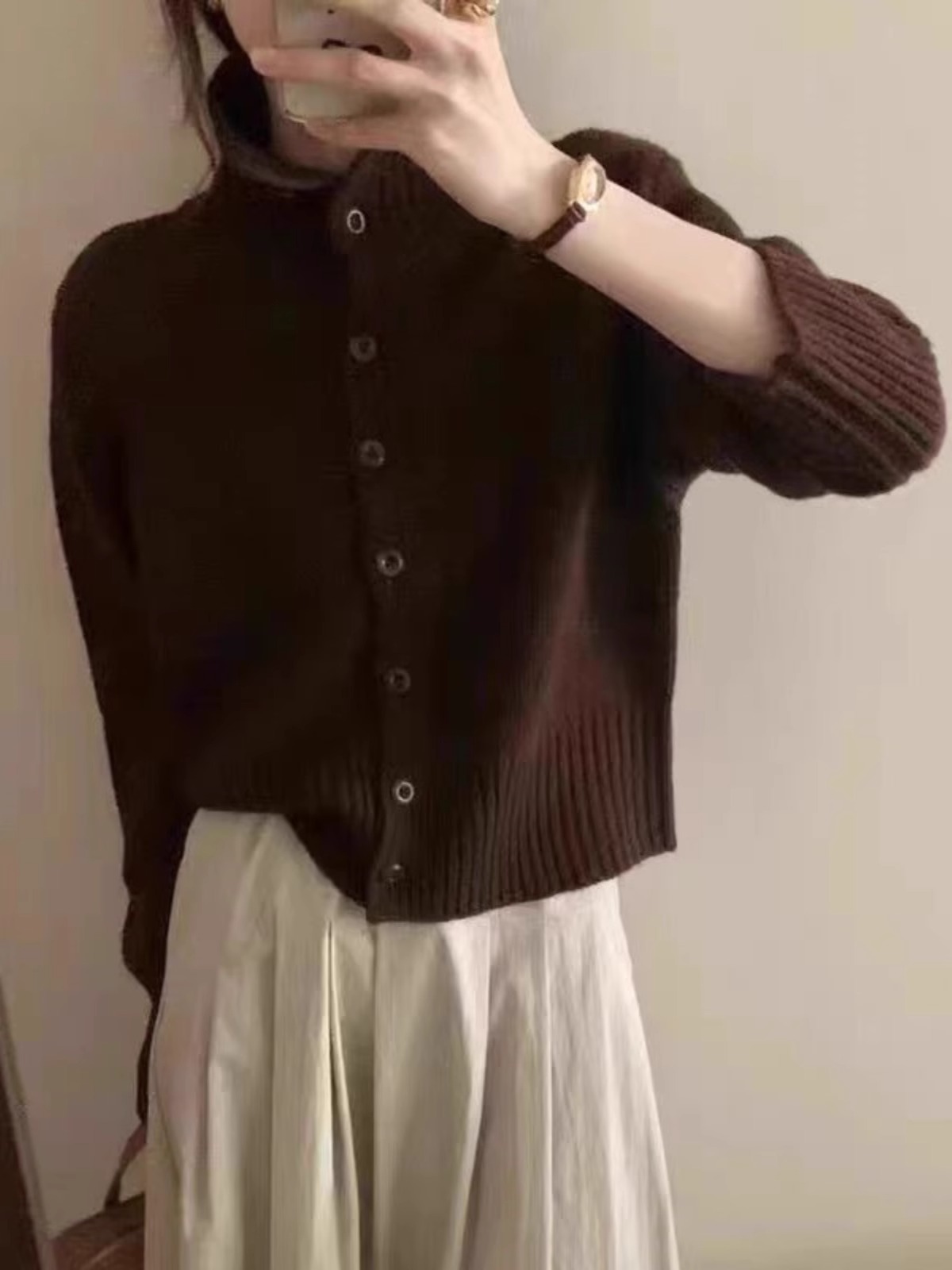 المرأة الياقة المدورة قصيرة ال - مراجعة Wool Coat Peacoat وسعره