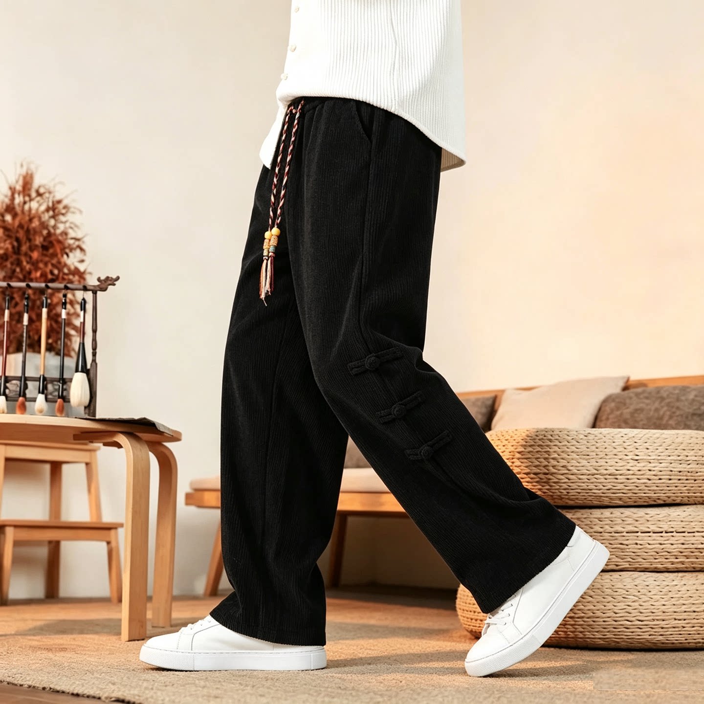 بنطلونات رجالية جديدة للخريف،  - مراجعة Corduroy Pant Warm وسعره
