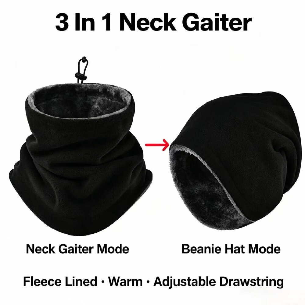 قناع شتوي دافئ للدراجات الناري - مراجعة Neck Gaiter Fleece وسعره